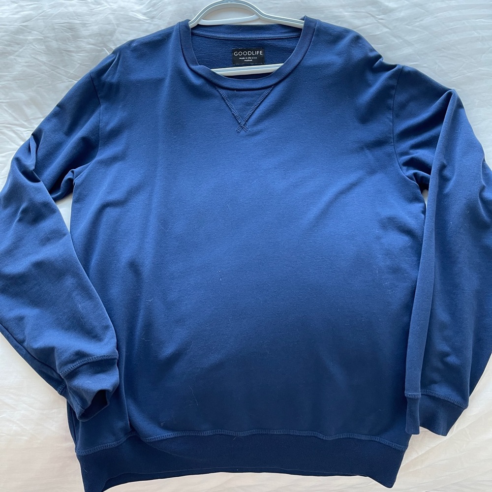GoodLife Slim Micro Terry Crewneck Sweatshirt